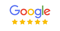 google 5 star rated logo